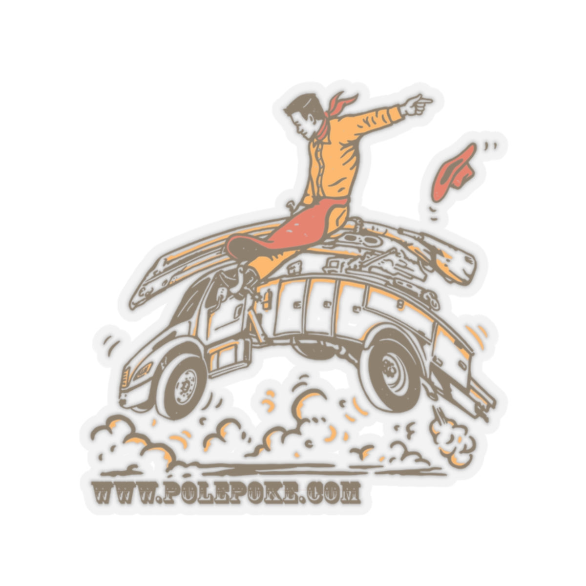 Buckin' Bucket Sticker