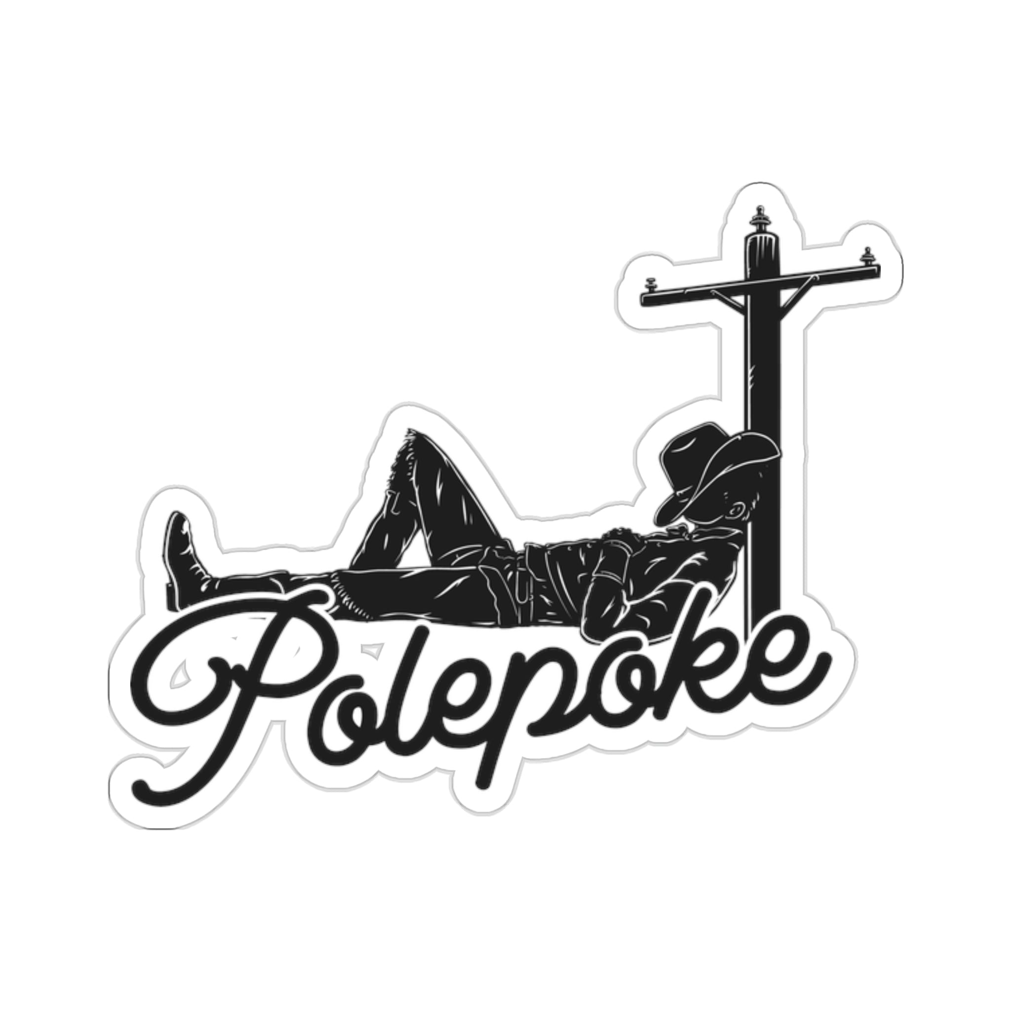 Polepoke Western Lineman Sticker